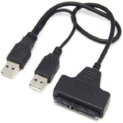 USB 2.0-2.5" 22pin Sata to USB Hard Drive HDD Adapter Laptop Converter Cable (Works only for 2.5 in